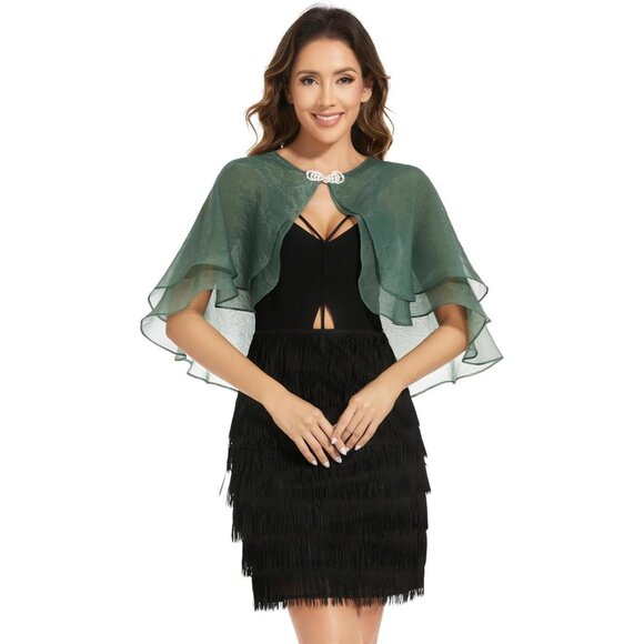 Women's Sheer Tencel Shawls and Wraps Dark Yellow